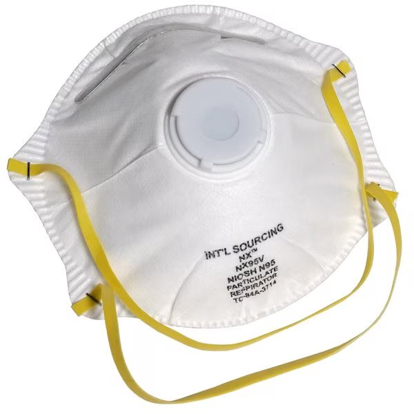 Particulate Dust Mask With Valve, 10PK, The Brush Man, Mfr#: RESPIRATOR V
